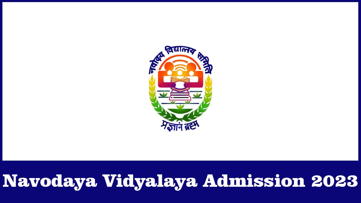 Navodaya Vidyalaya Admission 202425 (Exam Date Released)