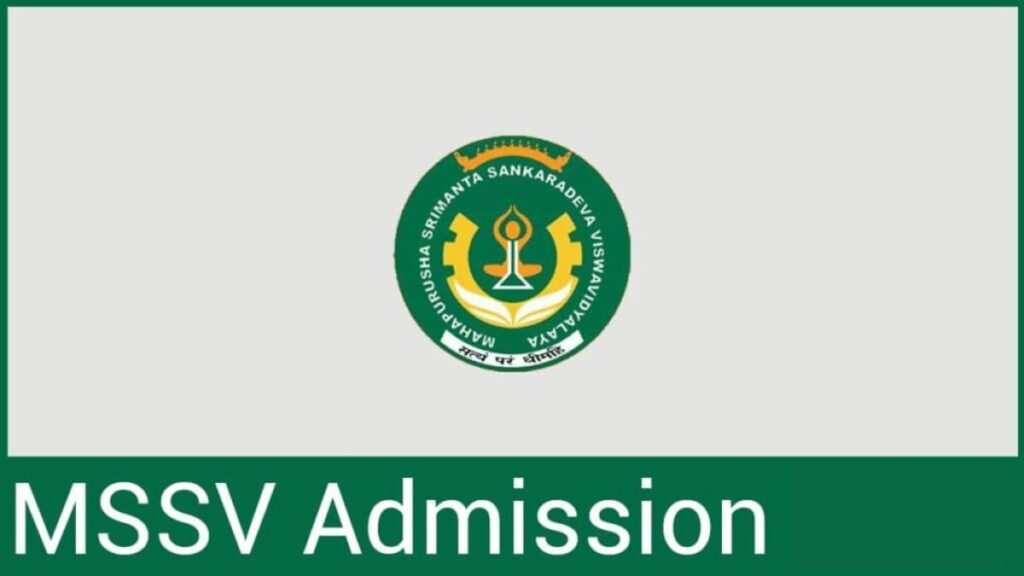 MSSV Admission 2024, Application Form, Eligibility, Merit list.